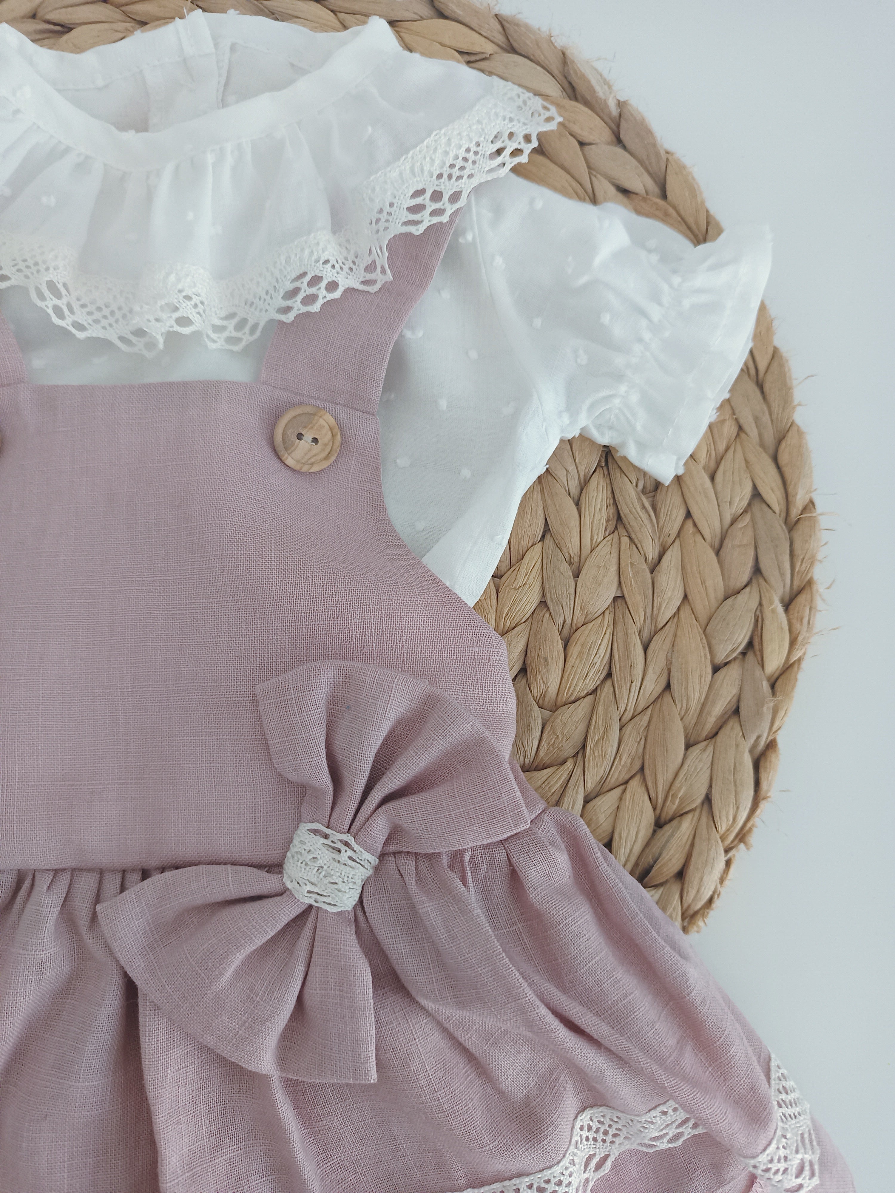 Fofo com Blusa Laço Rosa Velho