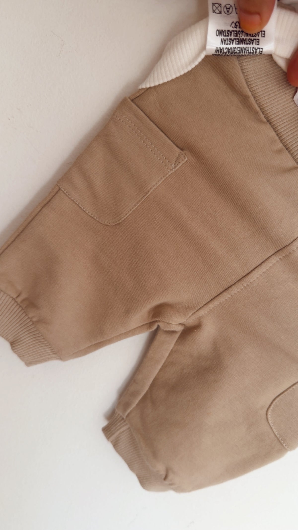 Conjunto de Calças e Camisola Ursos Areia