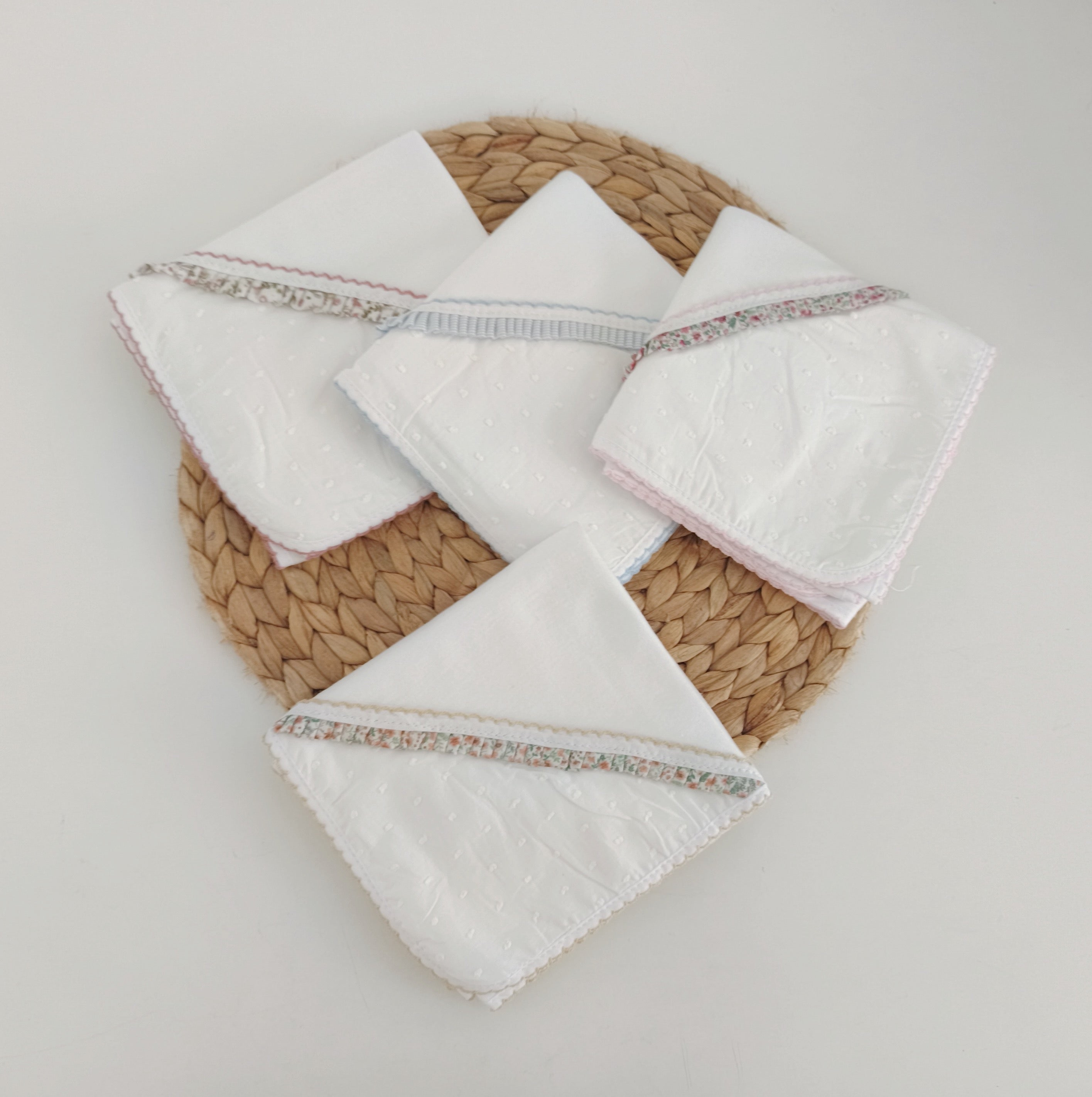 Fralda Algodão  Folho com Plumetti