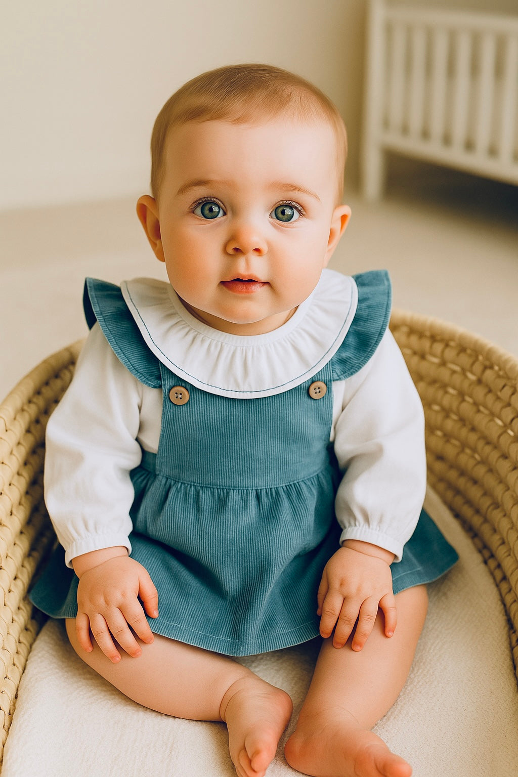 Vestido Saia de Peito de Bombazine Fina Verde