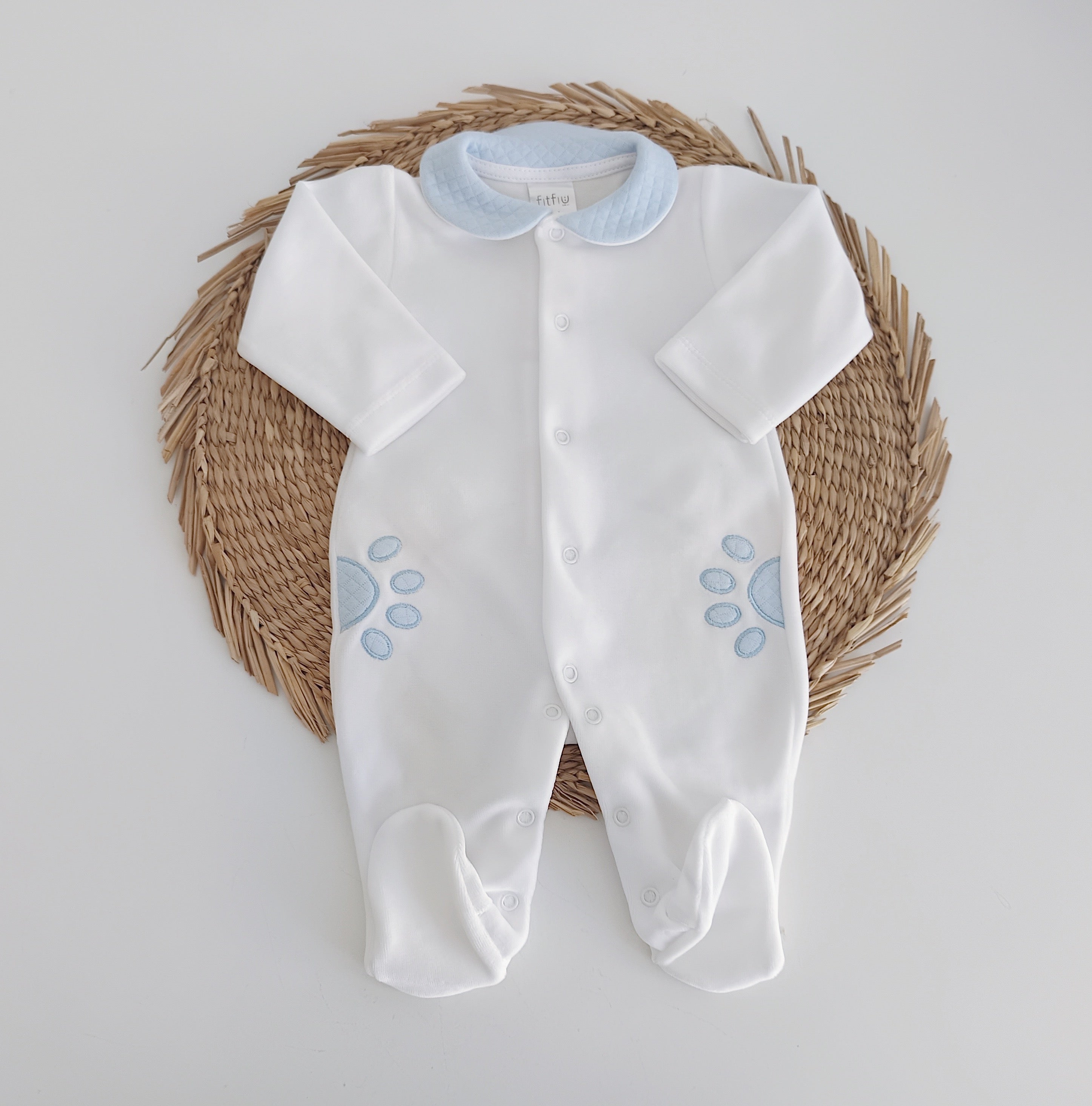 FitFiu Babies® | Babygrow Urso Orelhas Azul