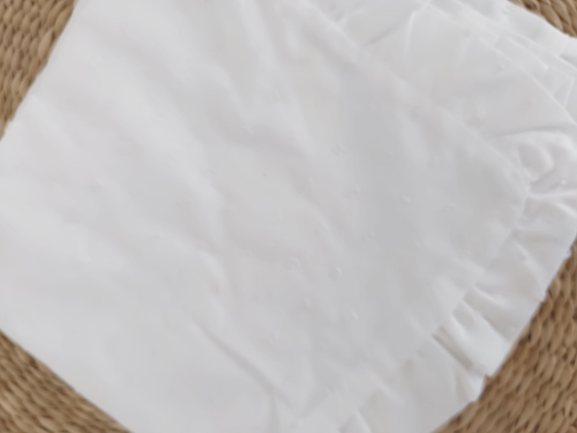 Fralda Algodão  Folho Plumetti Branco