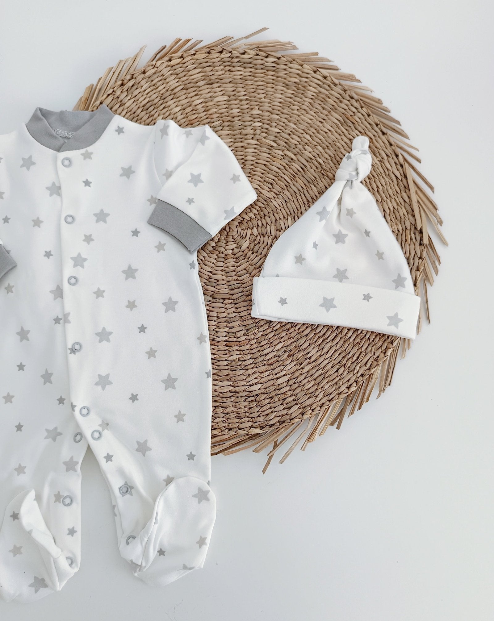 FitFiu Babies | Conjunto Estrelinhas Cinza