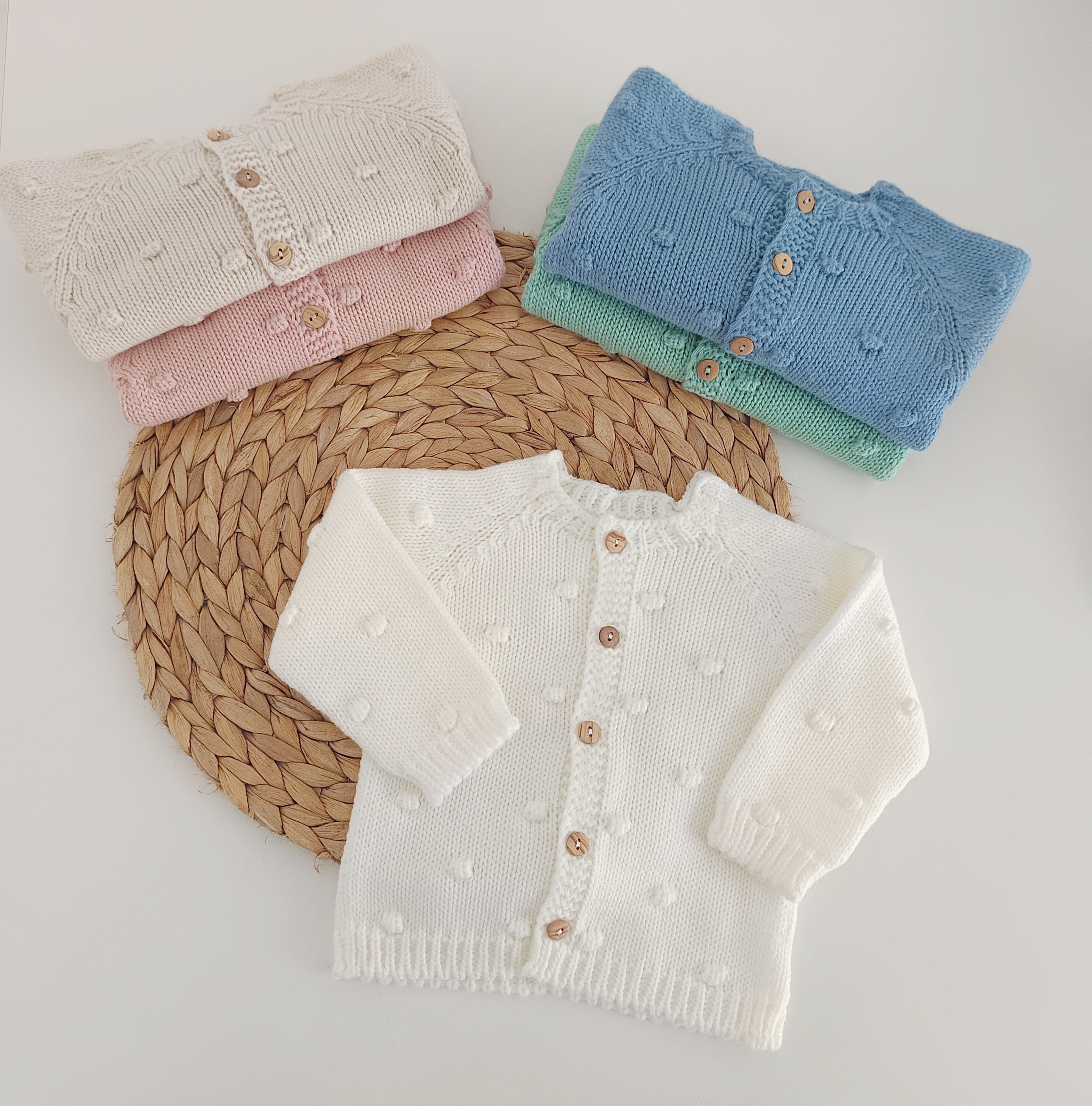 casaco malha para bebé