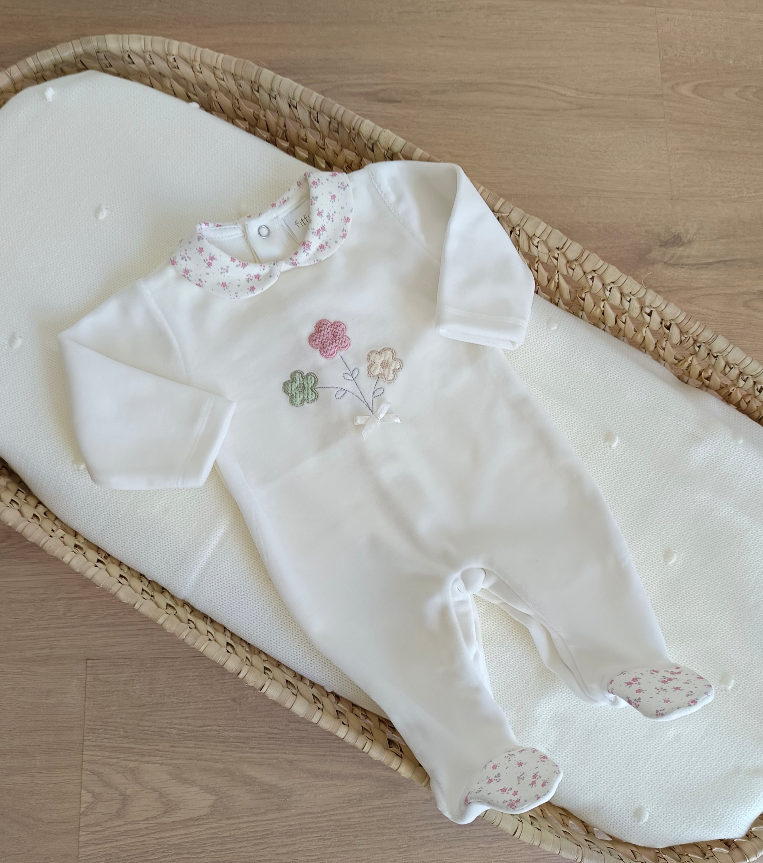 babygrow veludo menina