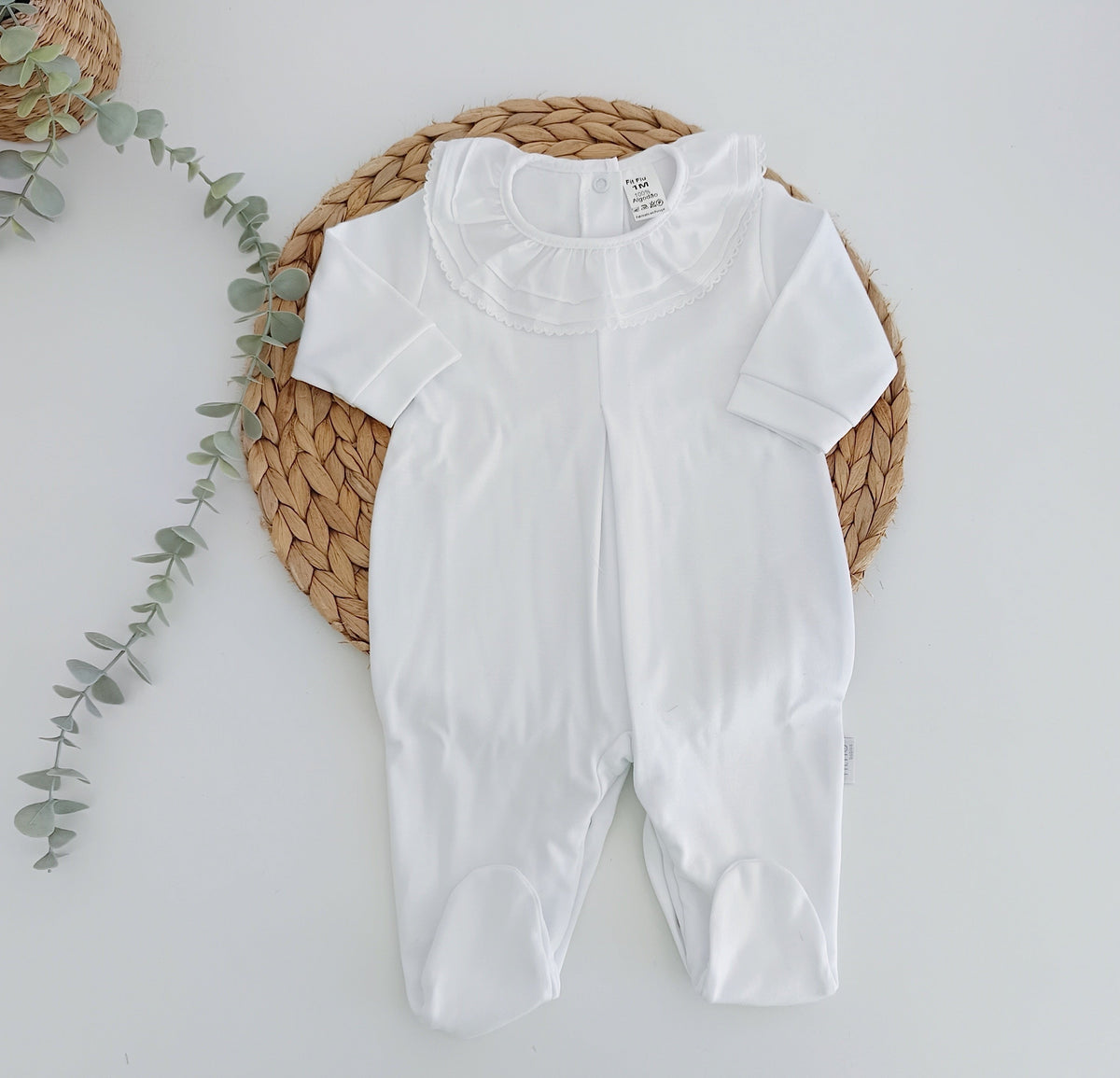 Conjunto Babygrow Casaco Gorro e Carapins Mostarda