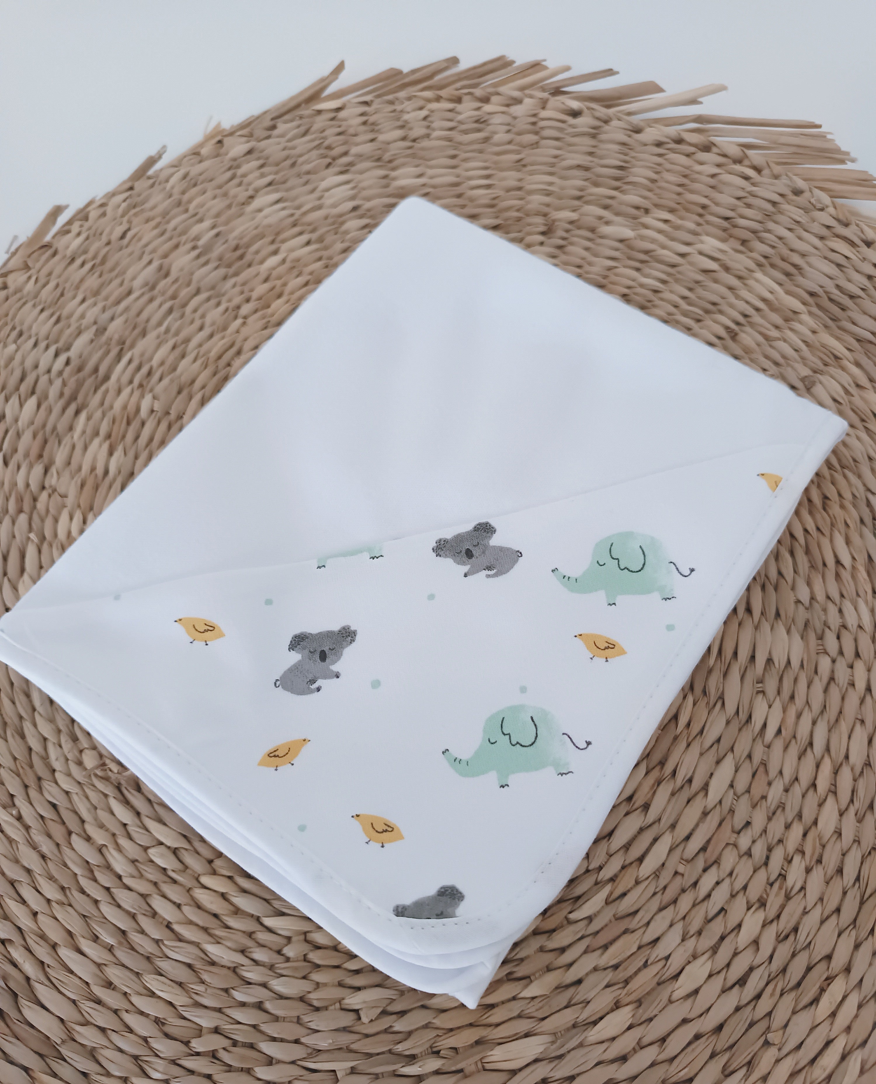 Fit Fiu Babies® | Fralda de Bebé Elefante e Koala