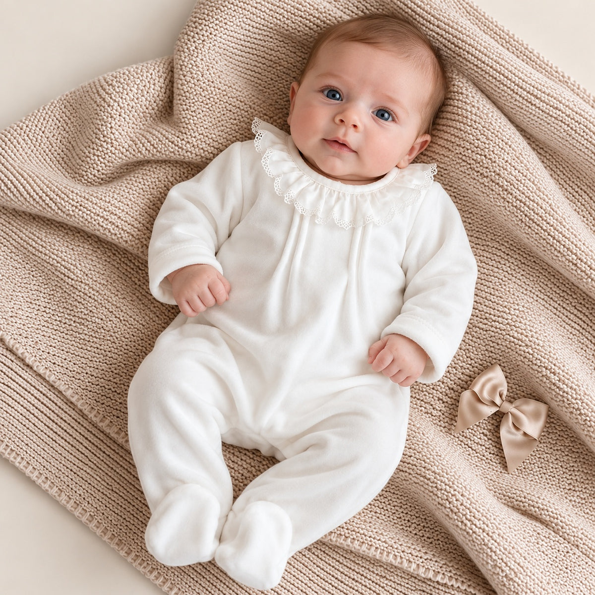 FitFiu Babies® | Babygrow Machinhos com Gola Bordado Inglês