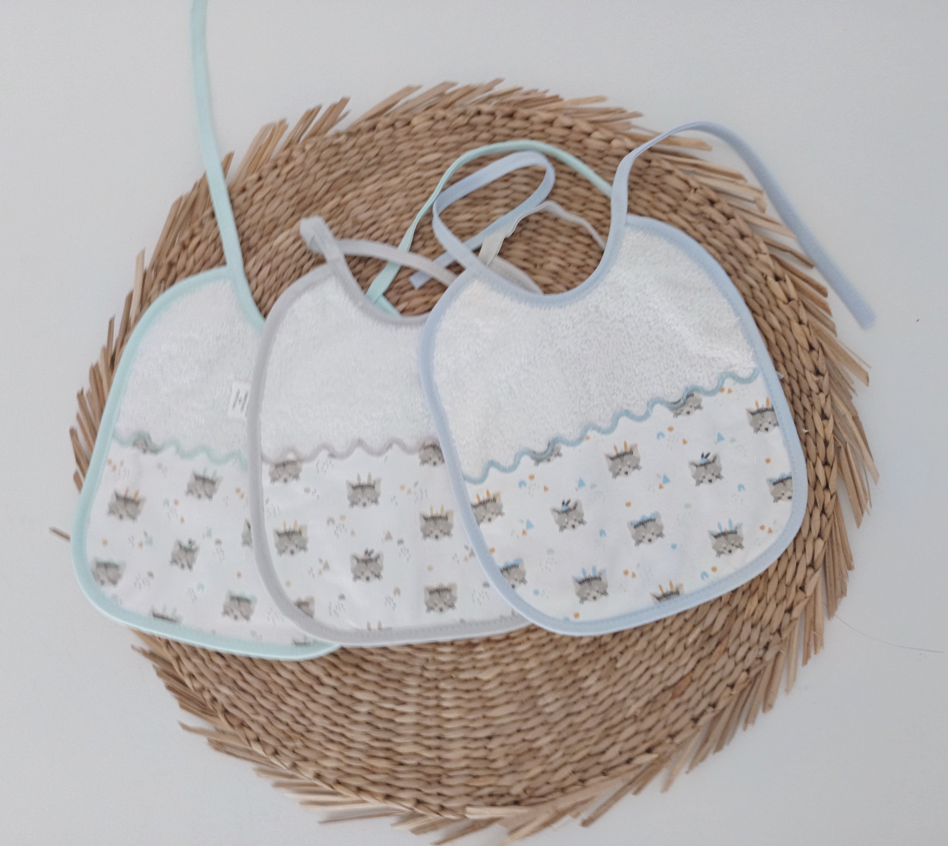 Babete de bebé Esquilos