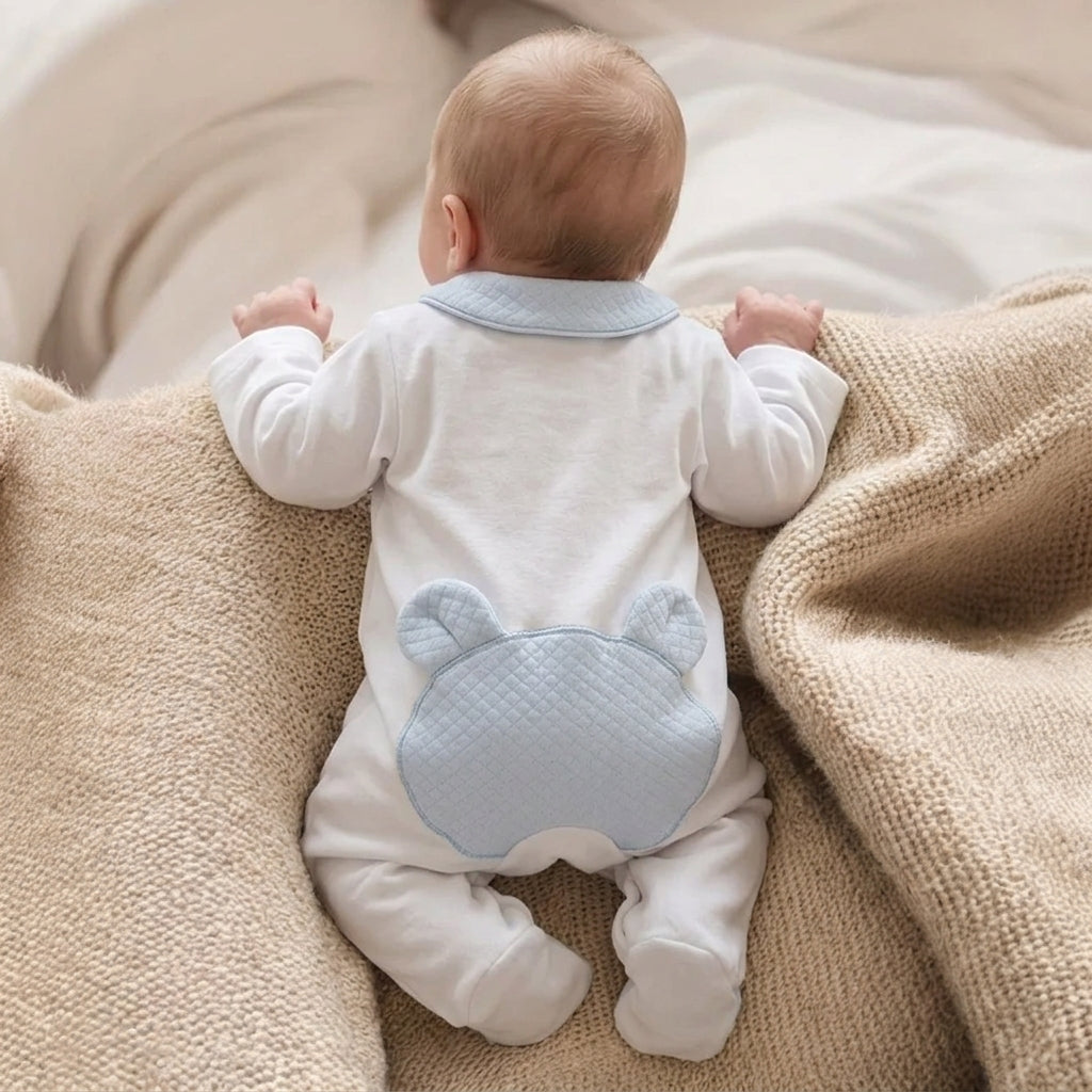 FitFiu Babies® | Babygrow Urso Orelhas Azul