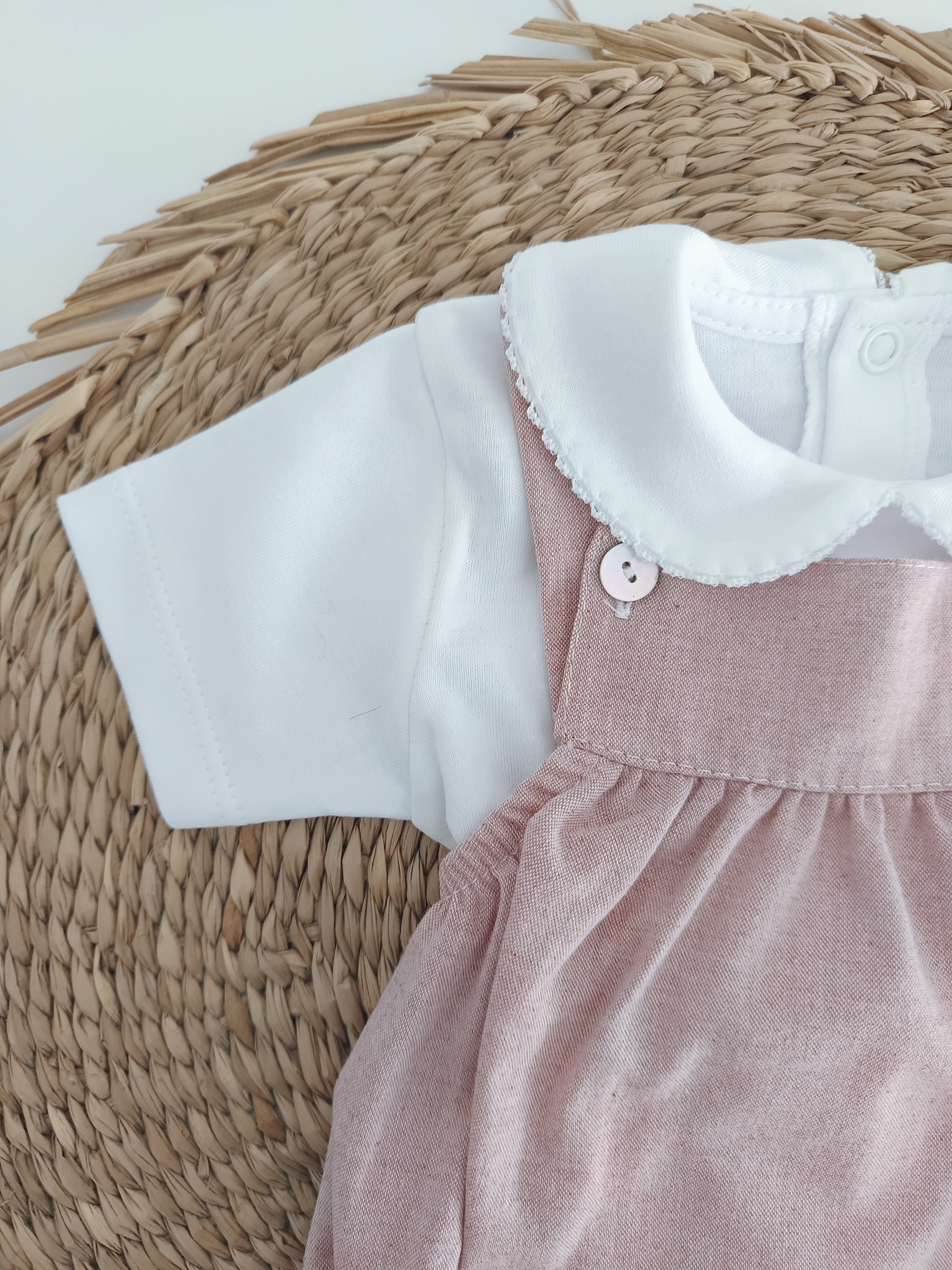 Fofo com Camisola de Manga Curta Rosa Velho
