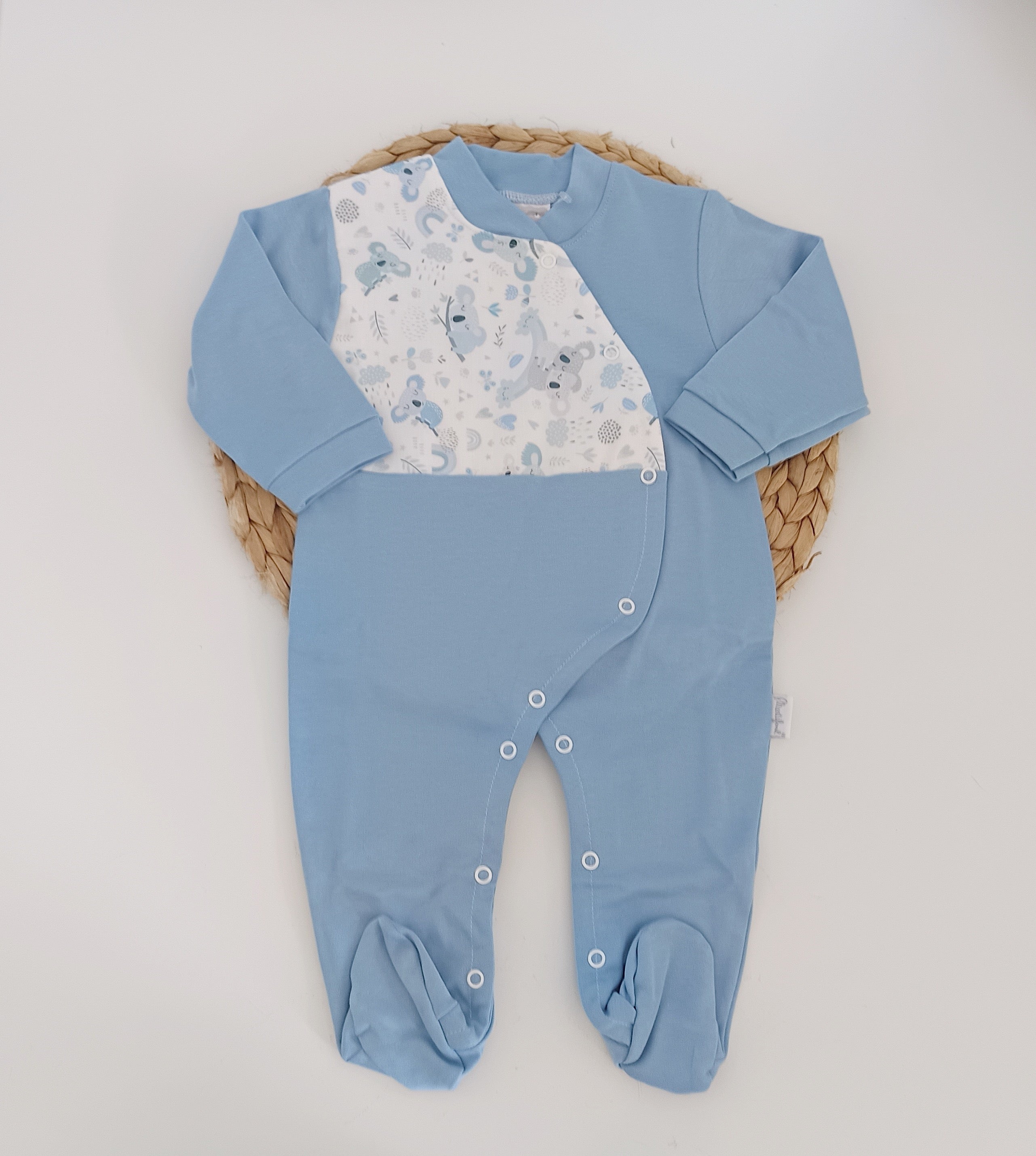 Babygrow Algodão Koalas Jeans