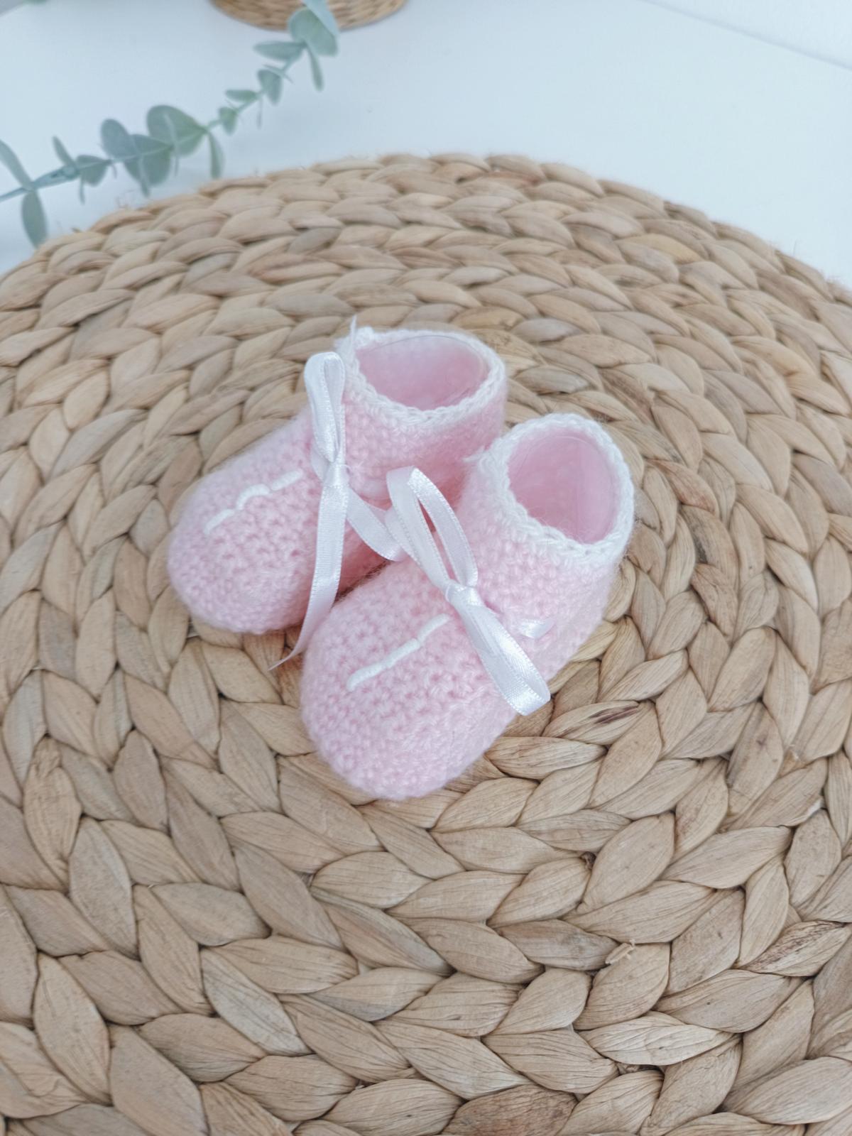 Carapins de Malha Fita Rosa